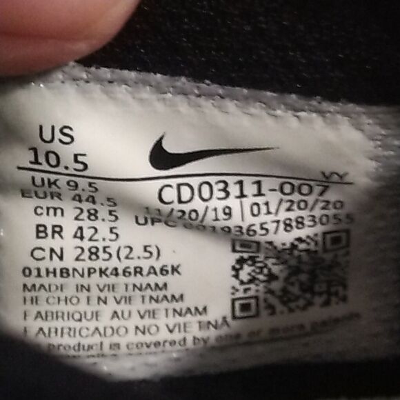 Nike Renew Ride Running Shoes Sneakers Black/Gray/Volt CD0311-007 Men's Sz 10.5 - Picture 12 of 12